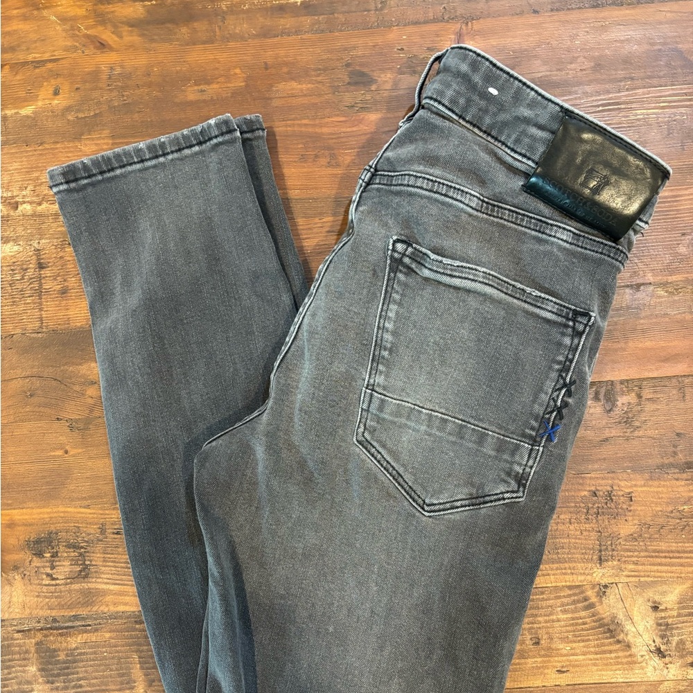Scotch & Soda Men's Charcoal Slim Jeans